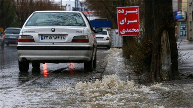 بارش برف وباران در ۵ استان