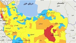 تنها 8 شهرستان در وضعیت قرمز کرونایی